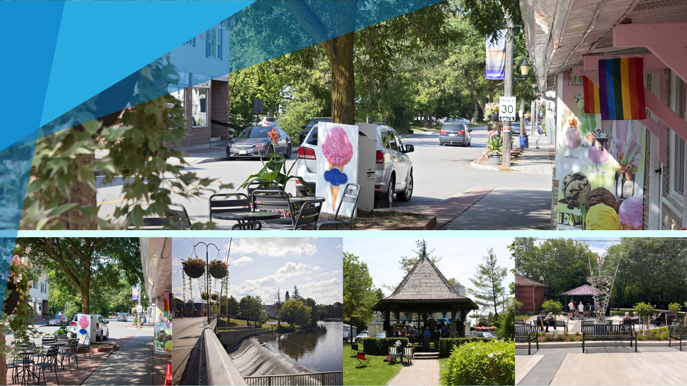images of the Town of Georgina's downtowns