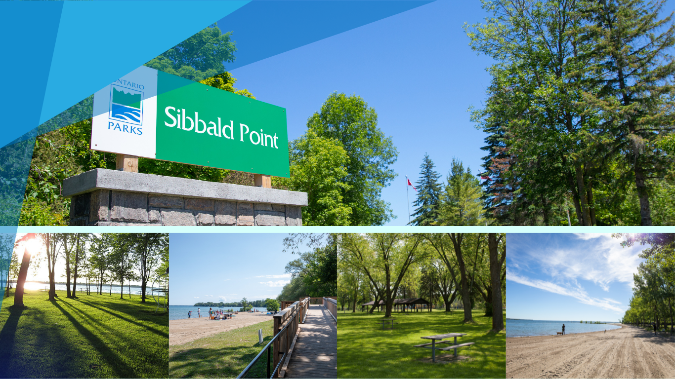 images of beaches and parks in the Town of Georgina