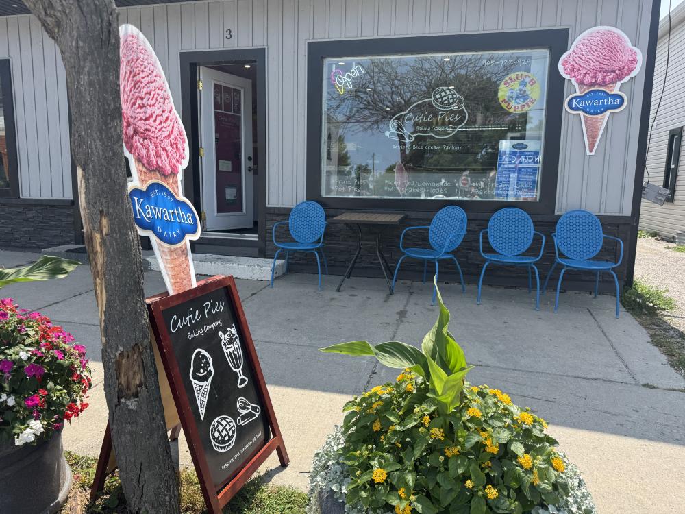 Cutie Pies Baking Company in Sutton storefront