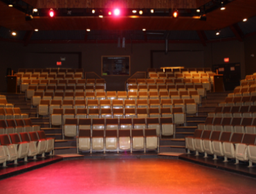 empty stage from the stage